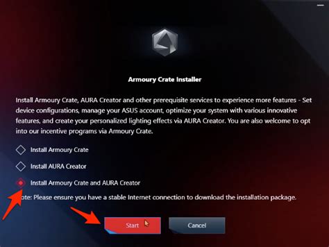 Icue wont show them up so i tried installing armoury crate so i can change the colours and fan speeds. . Armoury crate offline installer